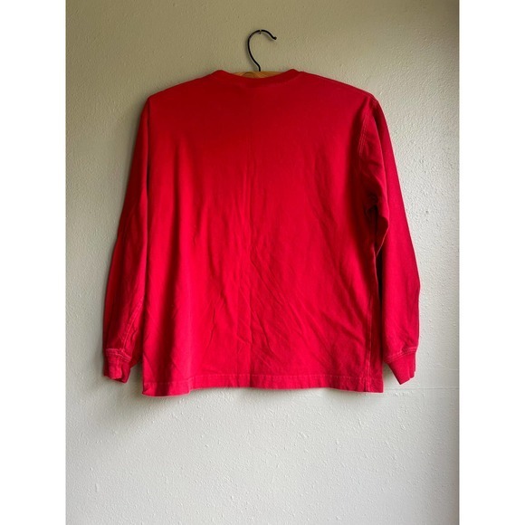 Warner Bros Scooby Doo "Here Comes Trouble" Red Long Sleeve Shirt Kids XL 14/16 - Picture 4 of 4